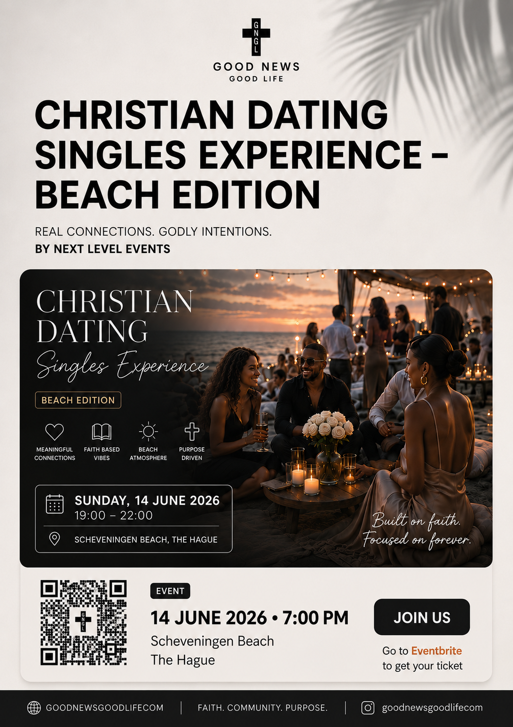 Christian Dating Singles Experience – Beach Edition | The Hague